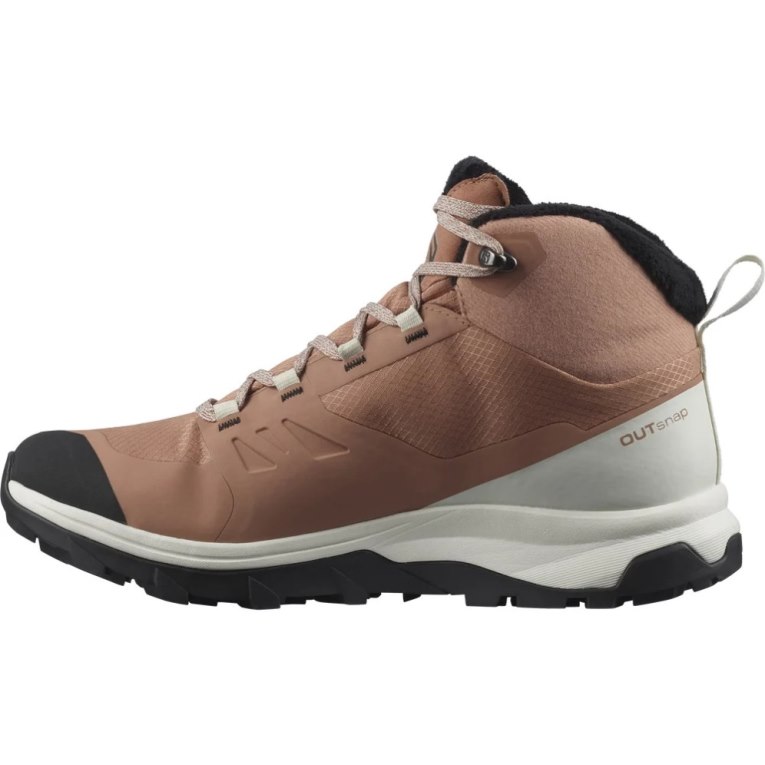 Brown Salomon Outsnap CSWP Women's Winter Boots | PH 38124D